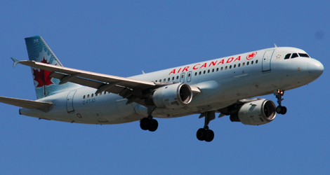 Air Canada flight AC433 - Airbus A320-211 (C-FTJO)