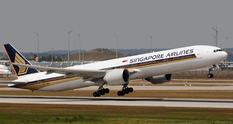 Singapore Airlines – Boeing B777-300ER (9V-SWH) flight SQ61