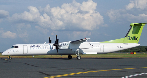 Air Baltic – Bombardier DHC-8-403 (YL-BAJ) flight BTI416